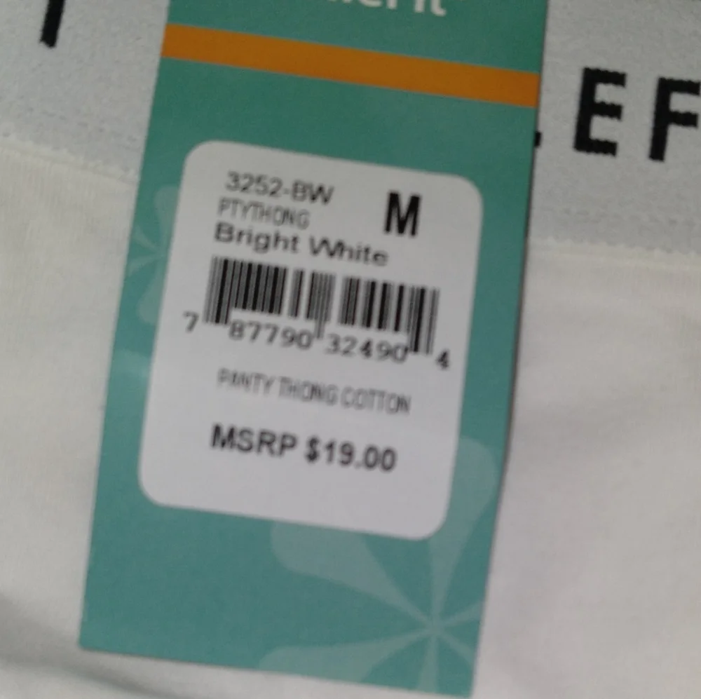 NWT Bellefit white thong - Picture 2 of 4